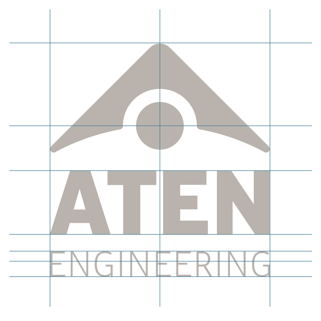 Estructura y composición de los elementos que forman la marca de Aten Engineering